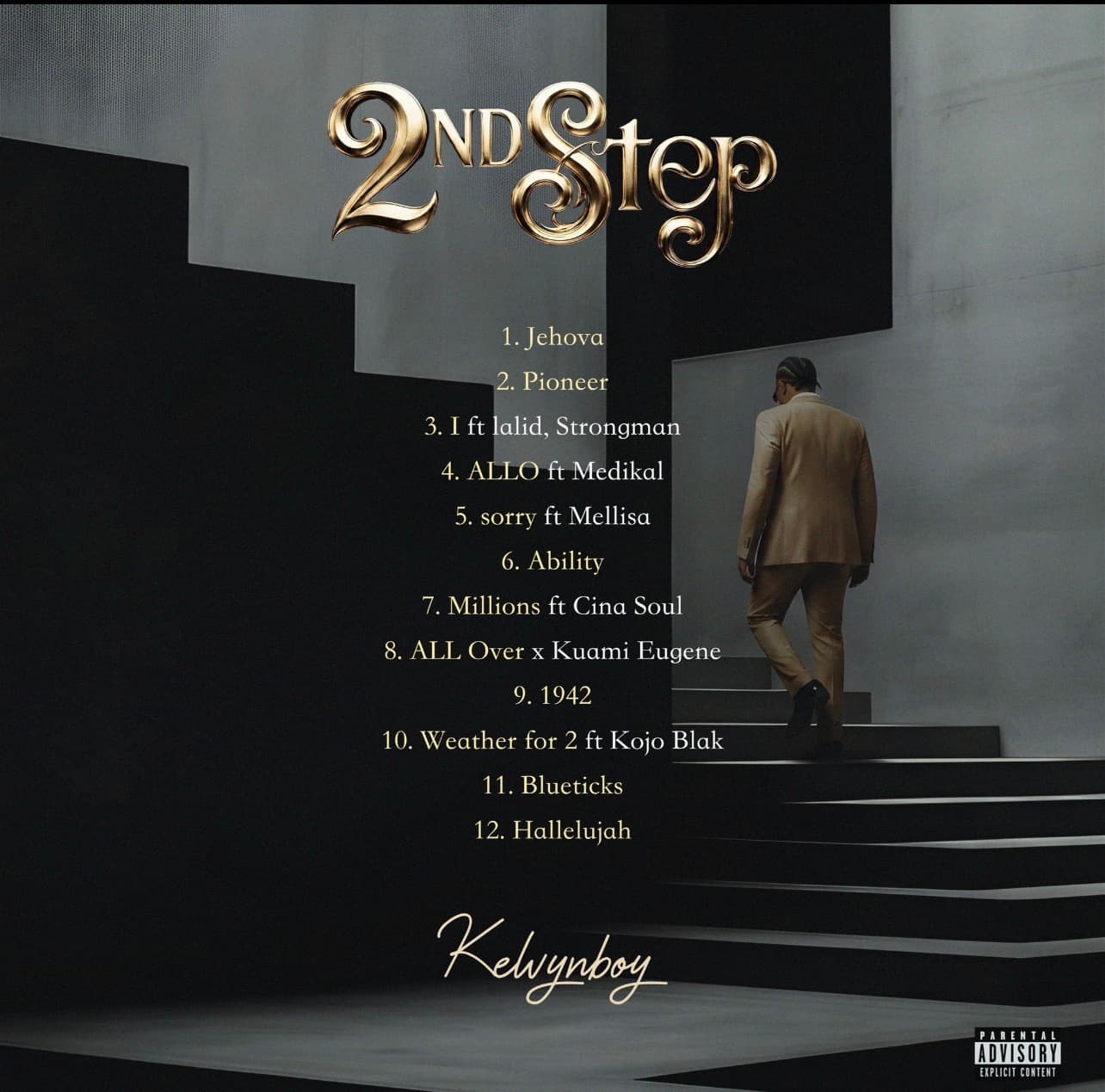 Kelvynboy has officially unveiled the tracklist for his highly anticipated album, 2ND STEP